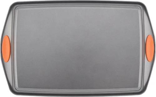Miniatura 10 de Rachael Ray Utensilios para hornear, molde antiadherente para hornear / pasteles con tapa y agarres, rectangular, 9 x 13 pulgadas, gris Gris