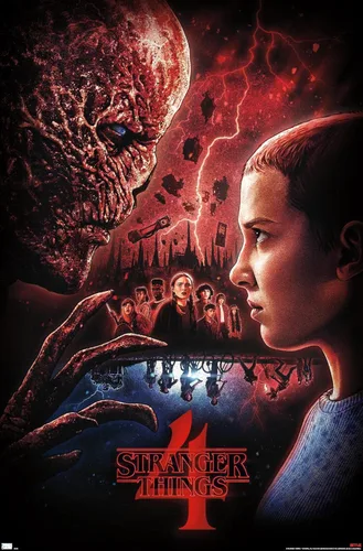 Miniatura 9 de Trends International Netflix Stranger Things: Season 4 - Póster de pared de una hoja, 34 pulgadas de largo x 22.4 pulgadas, versión enmarcada