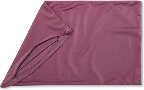 PILLOWY Funda de almohada de 12 x 20 pulgadas (solo funda), nailon 85/15, elastano, lujosa, sedosa, elástica y suave, 1 pieza de color sólido, una