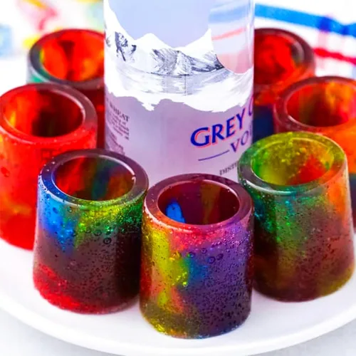 Miniatura 6 de Moldes de Silicona para Vasos de Chupito de 9 Cavidades Redondos, Juego de Horneado de Silicona para Chocolate, Dulces, Bandejas de Cubitos de Hielo
