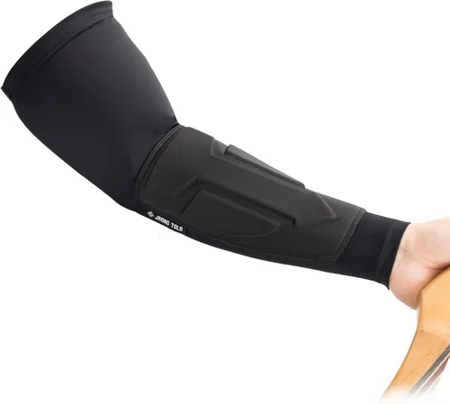 Miniatura 8 de Protector elástico de manga ligera para antebrazo con cierre táctil ajustable para tiro con arco