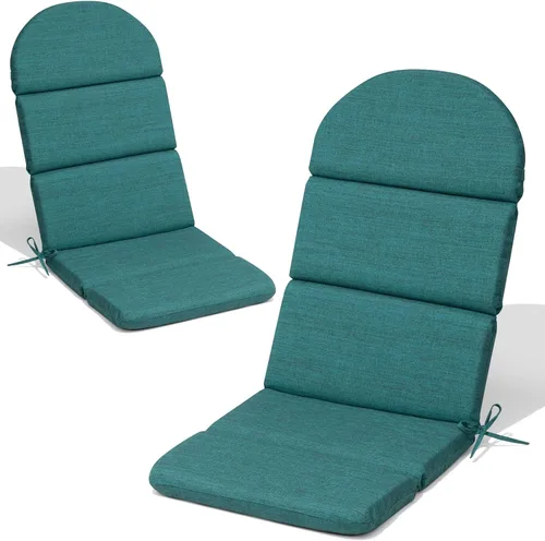 Miniatura 17 de Crestlive - Cojín Adirondack para silla, 50 x 19.6 pulgadas, impermeable, resistente a la decoloración, cojín para silla mecedora de respaldo alto