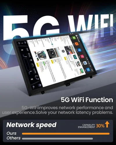 Miniatura 7 de Radio de coche para Ford F150 2013 2014: [8 Core 4G RAM+64G ROM] Pantalla táctil estéreo de 12.1 pulgadas con Carplay inalámbrico Android Auto 5G