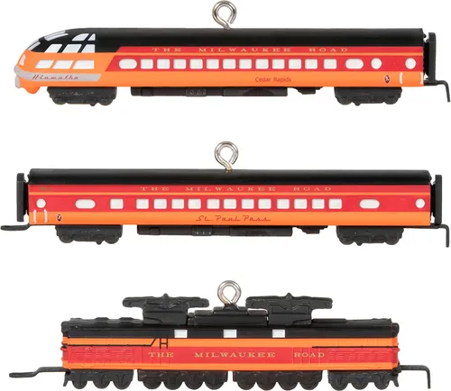 Miniatura 9 de Hallmark Keepsake Adorno de Navidad 2023, Lionel Pennsylvania K4 Tender, adorno de tren de metal, regalos de tren