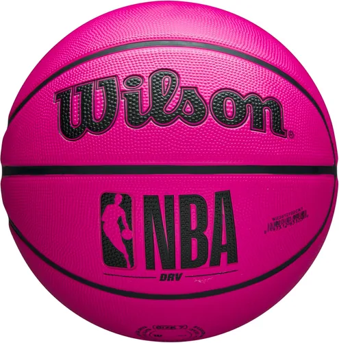 Miniatura 7 de Wilson NBA DRV Balón de baloncesto para exteriores con bomba - Rosa, Talla 7-29.5