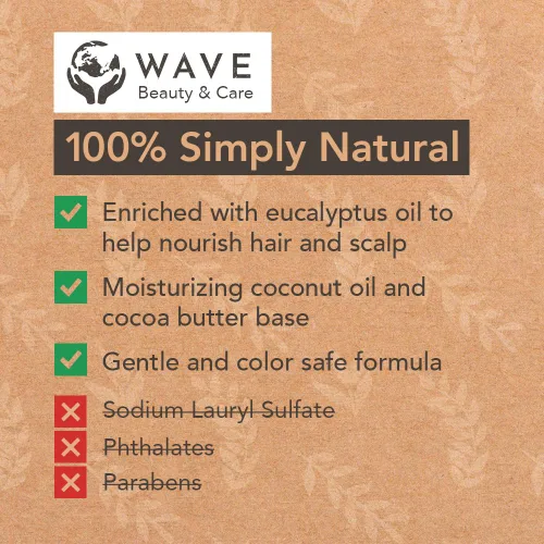 Miniatura 7 de Wave - Juego de champú y acondicionador de aceite de eucalipto, barras de champú y acondicionador veganas hidratantes naturales y orgánicas