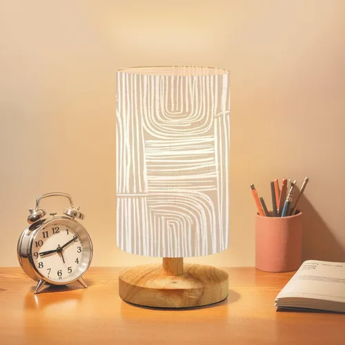 Miniatura 10 de Lámpara de mesita de noche, estilo retro, abstracto, geométrico, vintage, clásico, de los años 50, 1960, lámpara de escritorio regulable