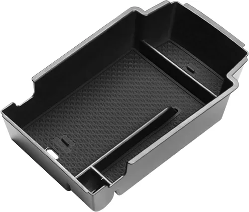 Miniatura 7 de CDEFG Organizador de accesorios de consola central para Chevy Blazer 2019-2025 2026 Material ABS, bandeja de inserción de caja de reposabrazos Negro