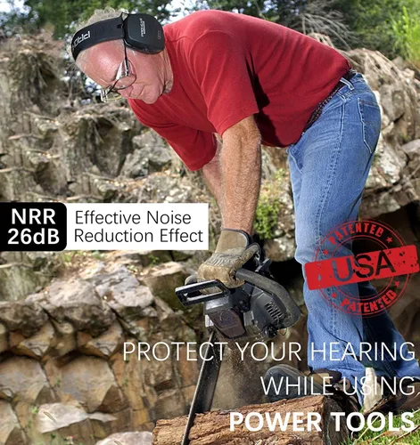 Miniatura 2 de PROHEAR 016 Protección Auditiva Orejeras de Seguridad para Tiro, NRR 26dB Reducción de Ruido Protector Auditivo Pasivo Delgado con Copas Auriculares