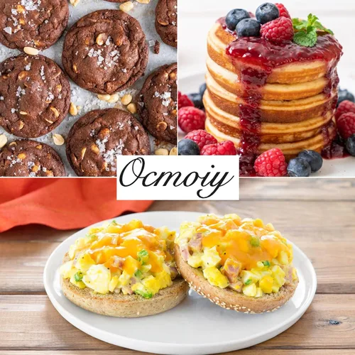 Miniatura 7 de Ocmoiy Molde de silicona para huevos de 4 pulgadas para sándwiches de desayuno, paquete de 3 moldes antiadherentes de silicona jumbo para panecillos
