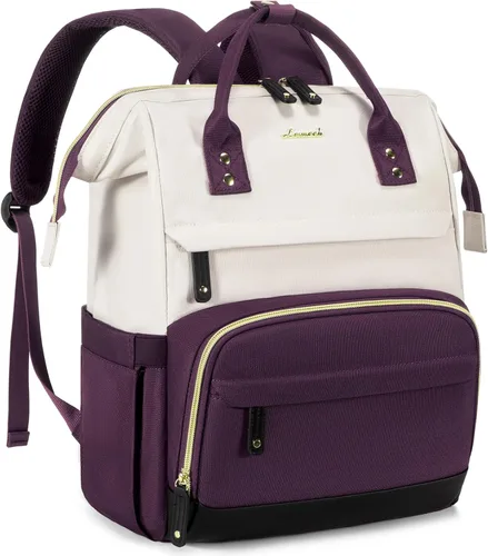 Miniatura 22 de LOVEVOOK Mochila para Laptop para Mujeres, Mochilas de Trabajo y Negocios de 17 Pulgadas Bolso con Gran Capacidad, Bolsa de Enfermera Impermeable