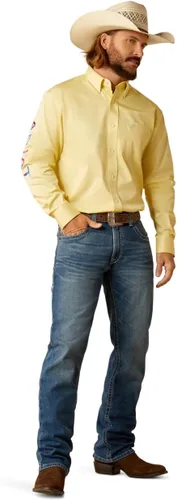 Miniatura 21 de Ariat Camisa de sarga con logotipo del equipo para hombre