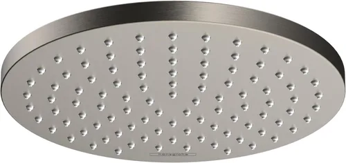 Hansgrohe Vernis Blend 26093821 - Cabezal de ducha de 8 pulgadas, 1 pulverizador completo en níquel cepillado, 26093821 cepillado níquel