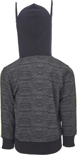 Miniatura 2 de BATMAN Sudadera con capucha con cremallera, máscara facial con superhéroe integrado, para niños