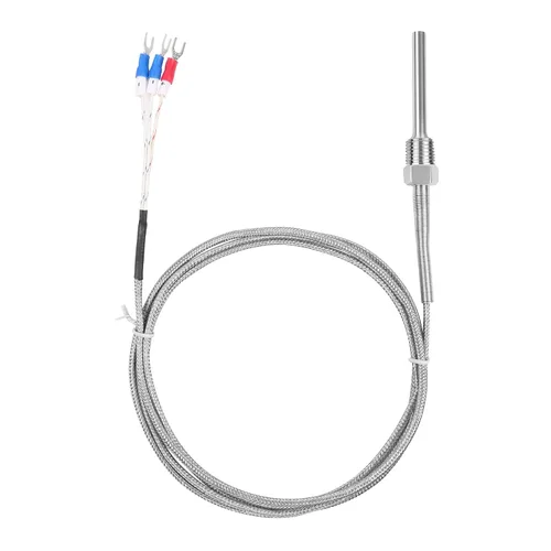 Miniatura 7 de Termopar tipo K impermeable - Sonda de sensor de temperatura a tierra Jaybva para controlador de temperatura PID de dos alambres de acero inoxidable