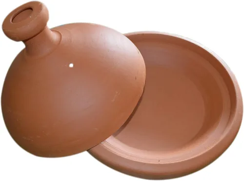 Miniatura 2 de Marroquí grande sin plomo Tagine de cocina ninguno glaseado 12 pulgadas auténtica comida