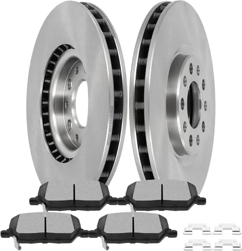 Miniatura 27 de SCITOO Brake Kits For Jeep For Cherokee 1999-2001,For TJ 1999-2006,For Jeep For Wrangler 2000-2006 Front Drilled & Slotted Disc Brakes Rotors and