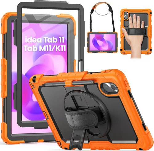 Miniatura 14 de HXCASEAC Funda para Lenovo Tab One de 8.7 pulgadas (TB-305FU) con protector de pantalla, soporte para bolígrafo, correa de mano, soporte ajustable