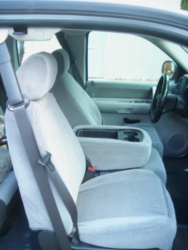 Miniatura 8 de Durafit Covers, fundas para auto, compatible con 2010-2013 Chevy Silverado & GMC Sierra, para asientos delanteros, a prueba de agua, pude elegir