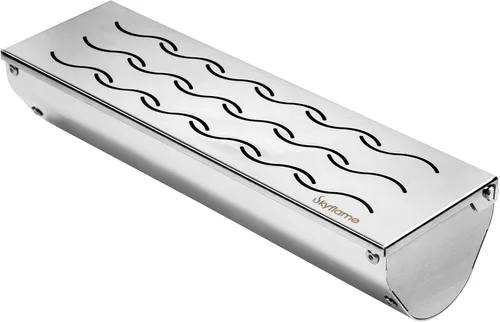 Miniatura 7 de Skyflame Caja de acero inoxidable para ahumar astillas de madera/ahumar – Accesorios universales para parrilla de sabor ahumado apto para parrilla