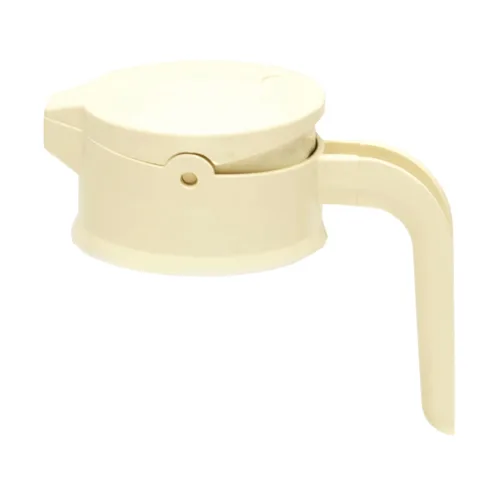 Miniatura 3 de Service Ideas SY916AL Dispensador de jarabe, 16 onzas, almendra/transparente