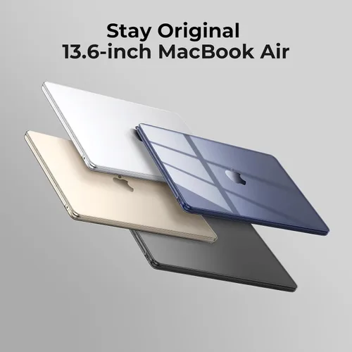 Miniatura 6 de EooCoo Funda compatible con MacBook Air de 13 pulgadas M5 2026-2022 M4 M3 M2 A3449 A3240 A3113 A2681, se ajusta como un guante, funda protectora