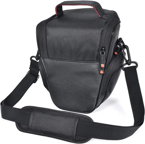 FOSOTO Funda para cámara DSLR de nailon compatible con Nikon D3300 D3400 D3500 D5300 D5600 B700, Canon EOS Rebel XT XTi T6 T5i T3i SL2 1300D,