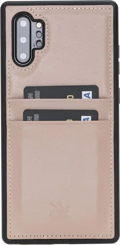 Miniatura 3 de Venito Capri - Funda de piel tipo cartera compatible con Samsung Galaxy Note 10 Plus (6.8 pulgadas), extra segura, con bloqueo RFID y cubierta Nude