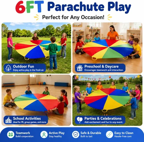 Miniatura 5 de Paracaidas para los niños, Sonyabecca, S