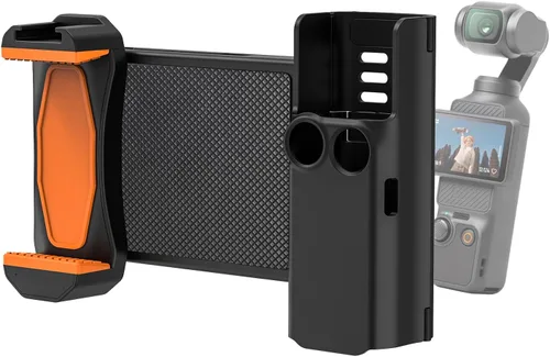 Miniatura 9 de Pocket3/4 Soporte de extensión de teléfono dual para DJI Osmo Pocket 3/4 Accesorios de manija de cámara Adaptador de zapata fría Montaje