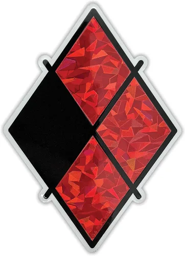 Miniatura 8 de Elektroplate Calcomanía Reflectante Abombada con Licencia Oficial de DC Comics Harley Quinn para Automóvil (3.1" x 2.7" pulgadas) Adhesivo 3D