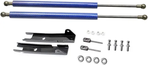 Miniatura 11 de TSUBASA Soportes de elevación para Toyota Tacoma N300 2016-2023 capó delantero Modificar fibra de carbono cargada a gas, amortiguadores