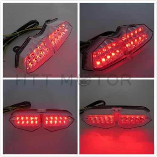 Miniatura 5 de MT177 - Nuevo Faro Trasero Led Ahumado Compatible con Yzf R6 Yzfr6 01 02 2001-2002
