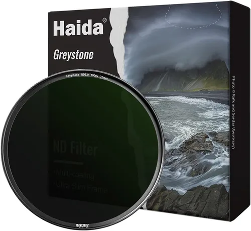 Miniatura 8 de Haida Greystone - Filtro ND3.0 (1000x) de 3.031 in con revestimiento nano multicapa de vidrio óptico resistente a los arañazos Filtro de densidad