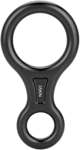 Miniatura 5 de Tbest Terminal 8 Descender, 35KN Heavy Duty Climb Aluminio Figura 8 Descender Rigging Plate, Rappel Al Aire Libre Escalada Equipo De Rescate De