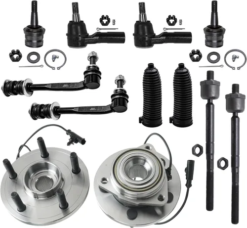 Miniatura 156 de Detroit Axle - Kit de extremo delantero RWD para Chrysler 300 Dodge Challenger Charger Upper Lower Control Arms rótulas de rodamiento de rueda Bujes