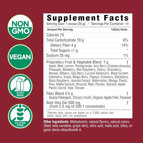 Miniatura 2 de Country Farms Super Cleanse, Super Juice Cleanse, apoya el sistema digestivo saludable, 34 frutas y verduras con aloe, promueve la desintoxicación