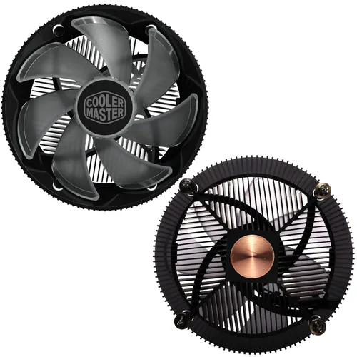 Miniatura 8 de Cooler Master i71C RGB para el enfriador de aire Intel CPU, aletas de aluminio negro anodizado