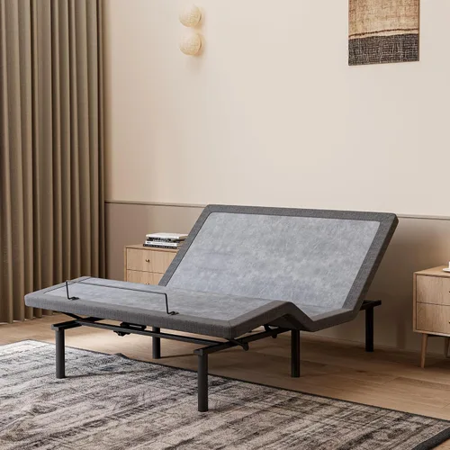 Miniatura 25 de ESHINE Base de cama ajustable + colchón híbrido de 14 pulgadas Twin XL (Suave Medio) - Espuma viscoelástica de gel de lujo, bases de cama