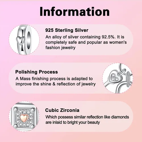Miniatura 302 de Dije de girasol con diseño de estrella y luna y elefante para pulsera, collar de plata de ley 925, dijes de corazón de amor para mujer, regalo
