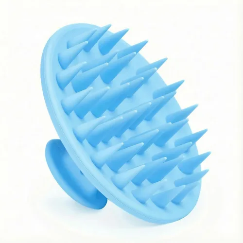 Miniatura 9 de Meartchy Cepillo de champú y masajeador de cuero cabelludo de silicona, cepillo para el cuero cabelludo para el crecimiento del cabello