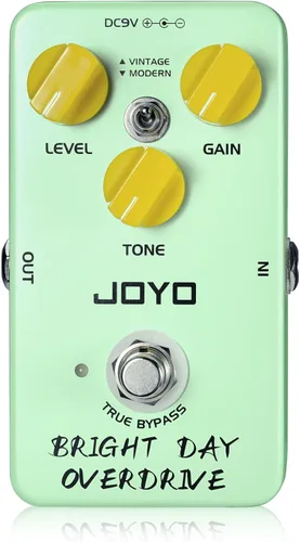 JOYO Pedales de efecto de guitarra Overdrive Blues, Overdrive de alta ganancia desde tonos vintage hasta modernos para guitarra eléctrica, True