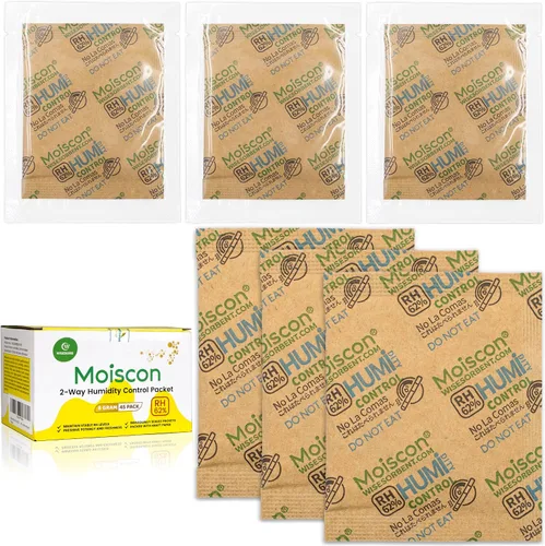 Miniatura 38 de Wisesorb Paquetes de control de humedad bidireccionales 49% para guitarras e instrumentos de madera - Absorbentes de humedad de 70g