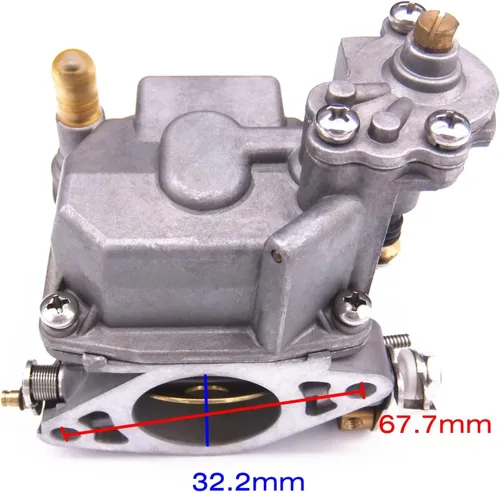 Miniatura 2 de SouthMarine Motor de barco 66M-14301-12-00 66M-14301-10 66M-14301-11 Carburador Assy para Yamaha 4-Stroke 15hp F15 Motor fuera de borda, arranque