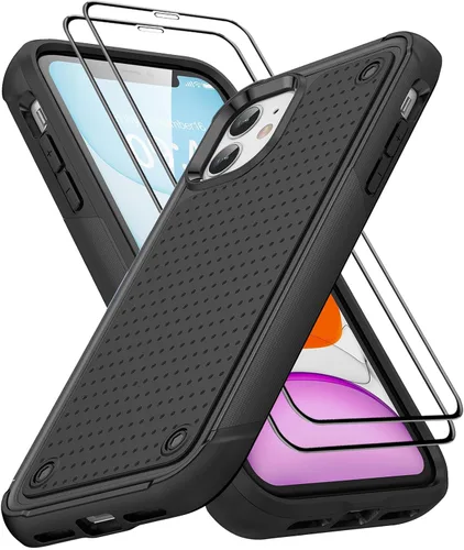 Miniatura 391 de Jeylly Funda para iPhone SE/Funda para iPhone 5S, Exterior de Plástico Duro que Absorbe Golpes + Interior de Silicona de Goma Defensor contra