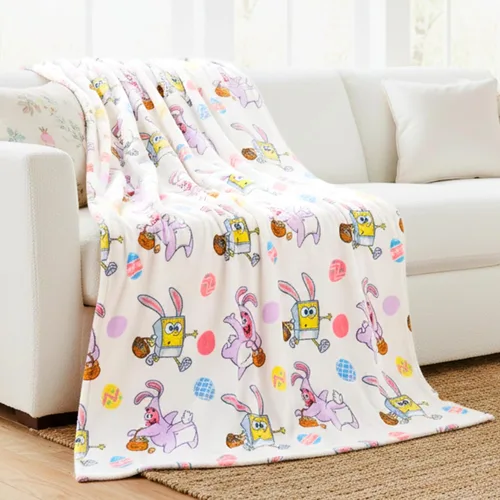 Miniatura 42 de Care Bears Love-A-Lot & Share Bear - Manta para niños, tacto de seda súper suave, 40 x 50 pulgadas, (producto oficial) por Franco