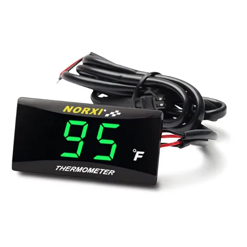 Medidor de temperatura del agua para motocicleta, termómetro Fahrenheit, medidor de temperatura digital universal del agua, termómetro de estilo