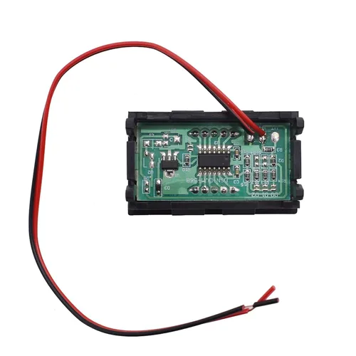 Miniatura 5 de DC 0-30V 3-Digital Display Medidor de Voltaje 3pcs Voltímetro Panel Motocicleta