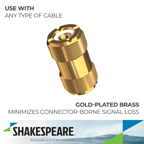 Miniatura 3 de Shakespeare Conector de barril PL-258-G para cables terminados PL-259