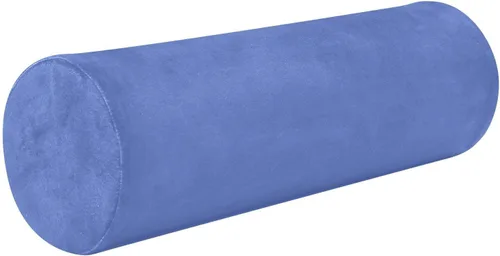 Miniatura 18 de Almohada cervical azul claro y verde azulado para aliviar el dolor de cuello, almohada redonda para el cuerpo, almohada de apoyo lumbar para cama